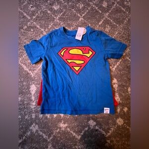 Toddler 3T Superman Shirt With Cape